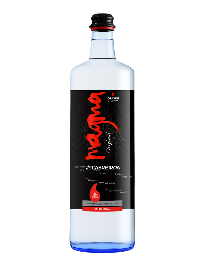 Botella Agua con Gas 75cl Vidrio - Magma - Cabreiroá