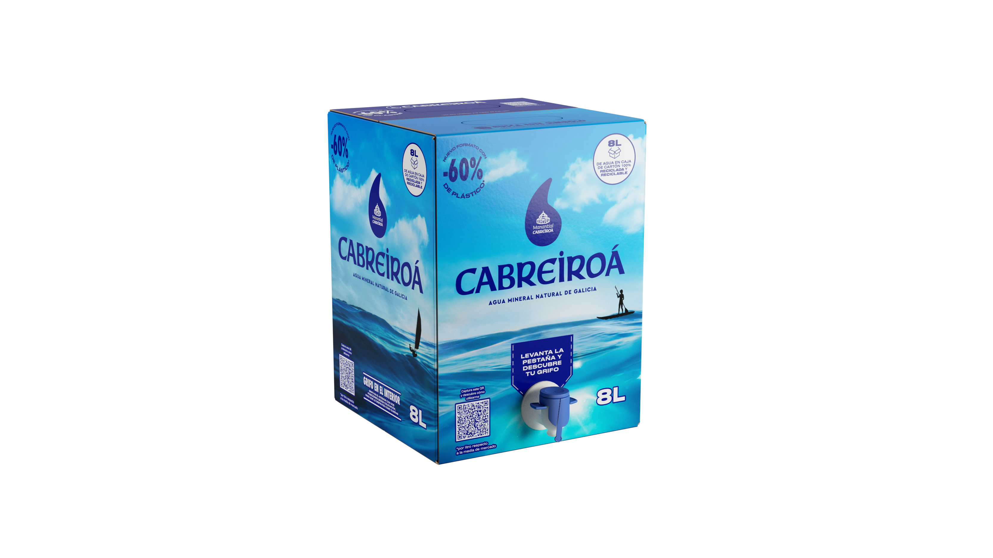 Caja de Cartón Reciclado - Cabreiroá