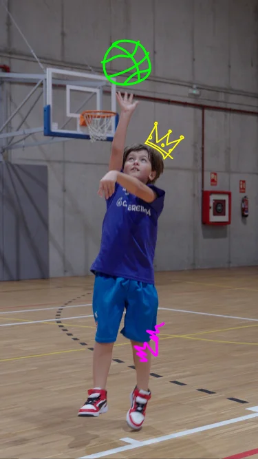 card deportes kidsleague Obradoiro CAB 2