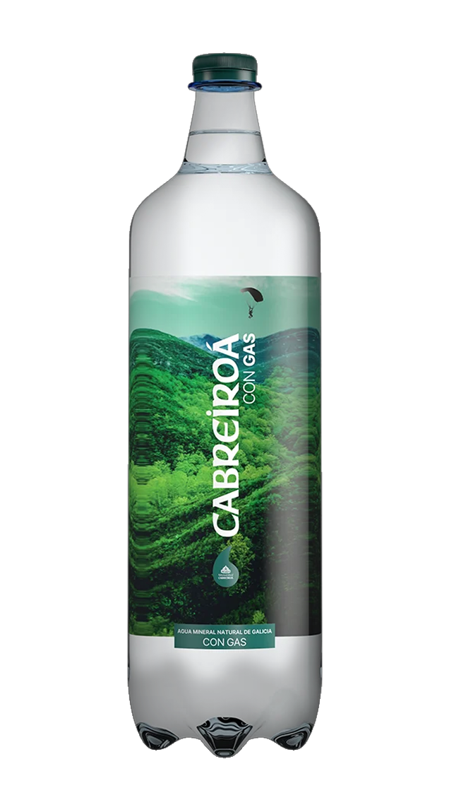 Botella Agua con Gas 1L PET - Cabreiroá