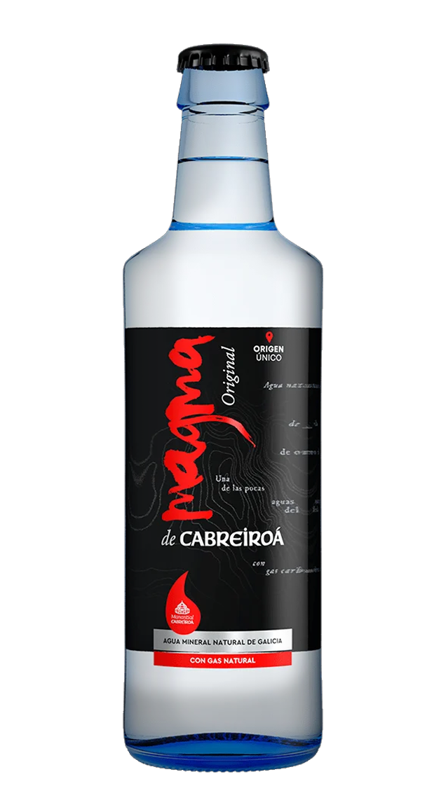 Botella Agua con Gas 33cl Vidrio - Magma - Cabreiroá