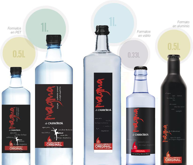 Magma de Cabreiroá - Agua Pura con finas burbujas carbónicas