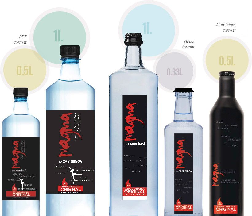 Magma de Cabreiroá - Agua Pura con finas burbujas carbónicas